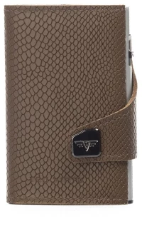 Tru Virtu Leather Wallet Click and Slide cobra Olive True Virtu