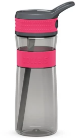 Boddels drinking bottle EEN 600 ML Raspberry red grey boddels