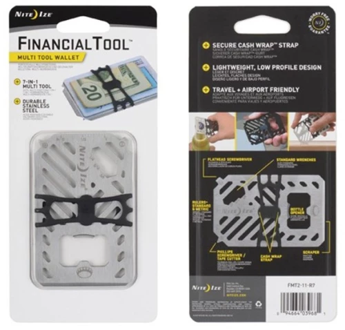 NITE IZE FINANCIAL TOOL MULTI TOOL WALLET NITE IZE