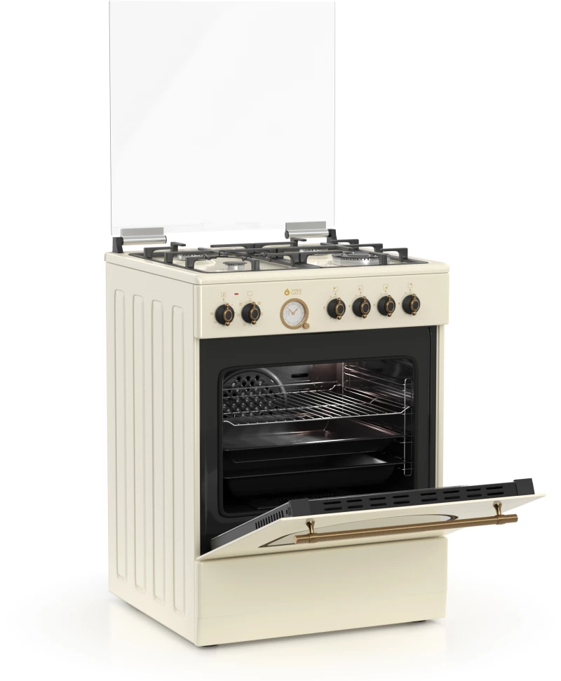 THERMOGATZ - ΚΟΥΖΙΝΑ ΜΙΚΤΗ TGS 4320 BEIGE TURBO