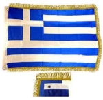 Σημαία Ελληνική Πολυεστέρας 150x100 Κρόσσια