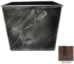Ξυλοθήκη μπουμπούκι με πετράδι No800 46x40x37cm Ασημί