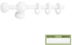 Κουρτινόξυλα Miraz Φ11 100cm φυσικό
