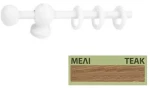 Κουρτινόξυλα Miraz Φ11 100cm φυσικό