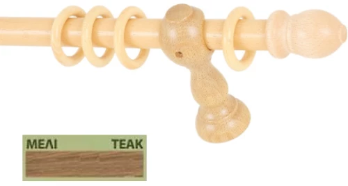 Κουρτινόξυλα Miraz Φ23 140cm μελι