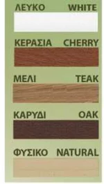 Κουρτινόξυλα Miraz Φ23 140cm μελι
