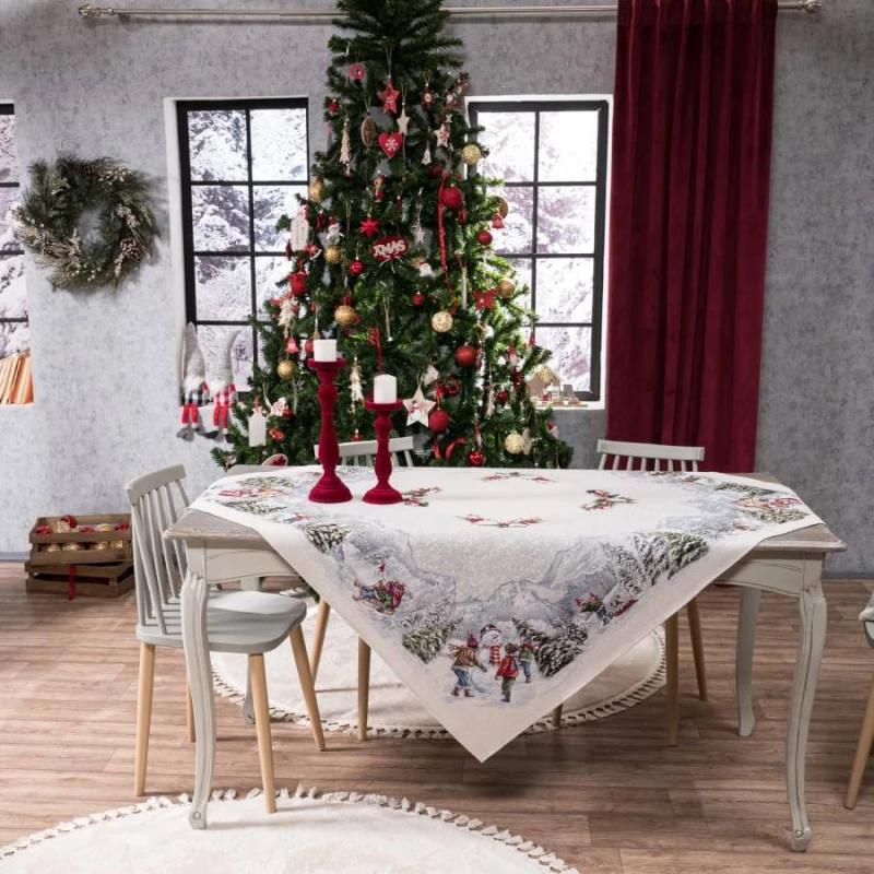 Τραπεζομάντηλο Salzburg Teoran 140x140cm
