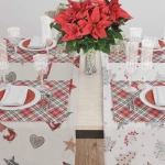 Τραπεζομάντηλο Χριστουγεννιάτικο Tartan 140 x 260 Borea Home Textiles