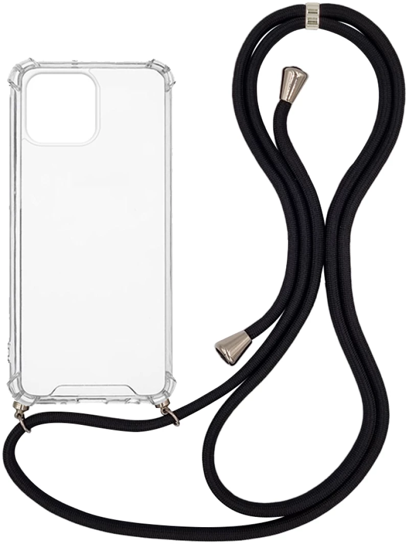 Θήκη Σιλικόνης με Κορδόνι Sonique Armor Clear Apple iPhone 13 Pro Max Μαύρο - Sonique - Μαύρο - iPhone 13 Pro Max
