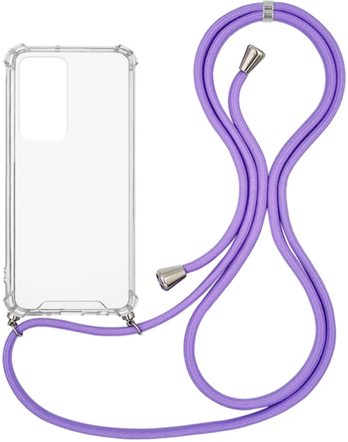 Θήκη Σιλικόνης με Κορδόνι Sonique Armor Clear Xiaomi Xiaomi 12 Pro 5G Λιλά - Sonique - Λιλά - Xiaomi 12 Pro 5G