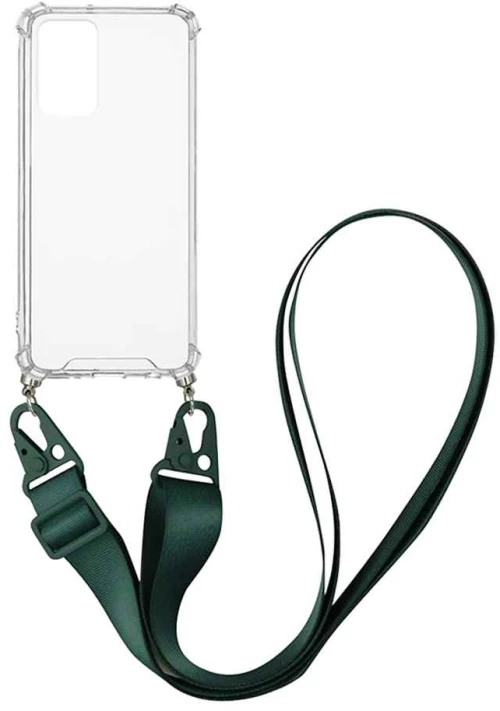 Θήκη Σιλικόνης με Strap Sonique Armor Clear Xiaomi Poco M4 Pro 5G / Redmi Note 11s 5g Πράσινο Σκούρο - Sonique - Πράσινο Σκούρο - POCO M4 Pro 5G, Redmi Note 11s 5g