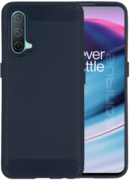 Θήκη Σιλικόνης Sonique Carbon Brushed OnePlus Nord CE 5G Μπλε - Sonique - Μπλέ - OnePlus Nord CE 5G