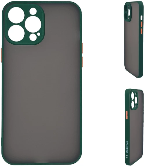 Θήκη Σιλικόνης Color Button Bumper Sonique Apple iPhone 14 Pro Max Πράσινο Σκούρο - Sonique - Πράσινο Σκούρο - iPhone 14 Pro Max