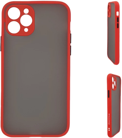 Θήκη Σιλικόνης Color Button Bumper Sonique Apple iPhone 11 Pro Κόκκινο - Sonique - Κόκκινο - iPhone 11 Pro