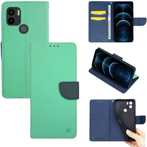 Θήκη Βιβλίο Sonique Trend Book Xiaomi Redmi A1 Plus / Poco C50 / Redmi A2 Plus Βεραμάν / Σκούρο Μπλε - Sonique - Βεραμάν / Σκούρο Μπλε - Poco C50, Redmi A1 Plus, Redmi A2 Plus