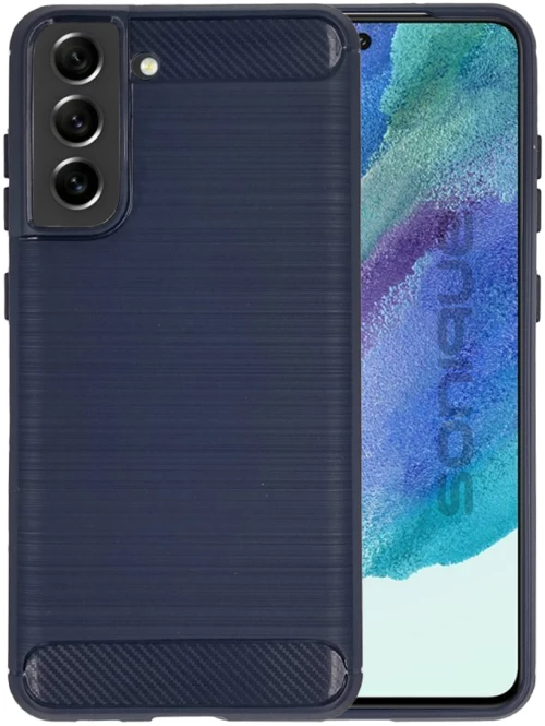 Θήκη Σιλικόνης Sonique Carbon Brushed Samsung Galaxy S22 Plus Μπλε - Sonique - Μπλέ - Galaxy S22 Plus