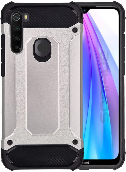 Θήκη Heavy Armor Sonique Xiaomi Redmi Note 8 / Redmi Note 8 2021 Ασημί - Sonique - Ασημί - Redmi Note 8, Redmi Note 8 2021