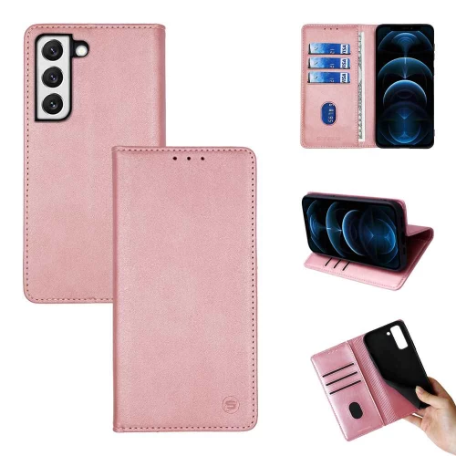 Θήκη Βιβλίο Vintage Magnet Book Sonique Samsung Galaxy S22 Ροζ Χρυσό - Sonique - Ροζ Χρυσό - Galaxy S22