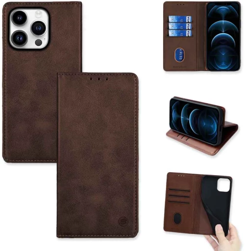 Θήκη Βιβλίο Vintage Magnet Book Sonique Apple iPhone 14 Pro Καφέ - Sonique - Καφέ - iPhone 14 Pro