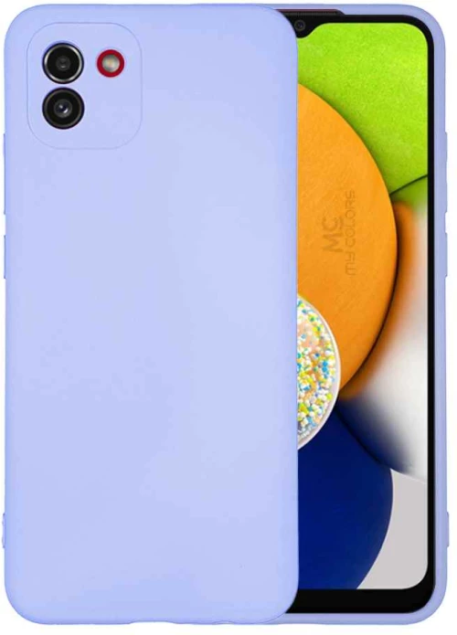 Θήκη Σιλικόνης My Colors Samsung Galaxy A03 4G Λιλά - My Colors - Λιλά - Galaxy A03 4G