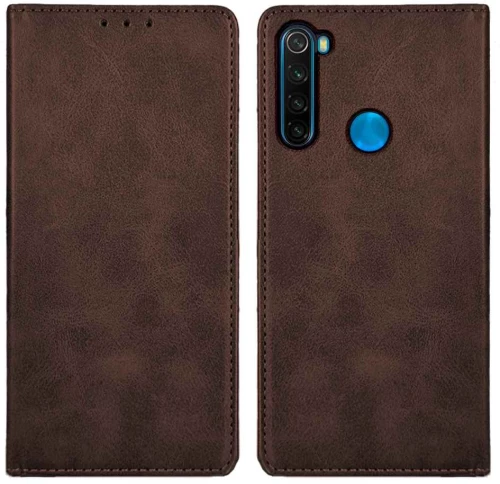 Θήκη Βιβλίο Vintage Magnet Book Sonique Xiaomi Redmi Note 8T Καφέ - Sonique - Καφέ - Redmi Note 8T