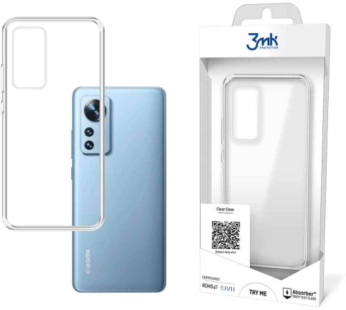 Θήκη Σιλικόνης 3mk  Clear Case Xiaomi Xiaomi 12 / Xiaomi 12X 5G Διάφανο - 3MK - Διάφανο - Xiaomi 12, Xiaomi 12X 5G