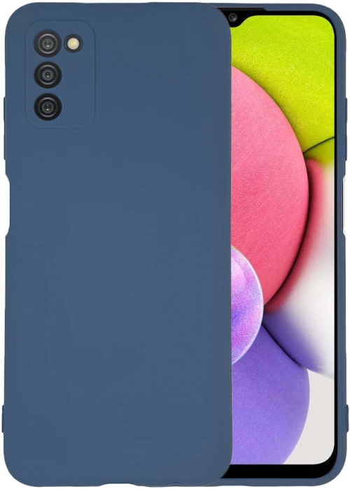 Θήκη Σιλικόνης My Colors Samsung Galaxy A03s Μπλε Σκούρο - My Colors - Μπλε Σκούρο - Galaxy A03s