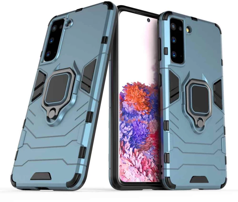 Ring Armor Kickstand magnetic car holder Samsung Galaxy S21 Μπλε - OEM - Μπλέ - Galaxy S21