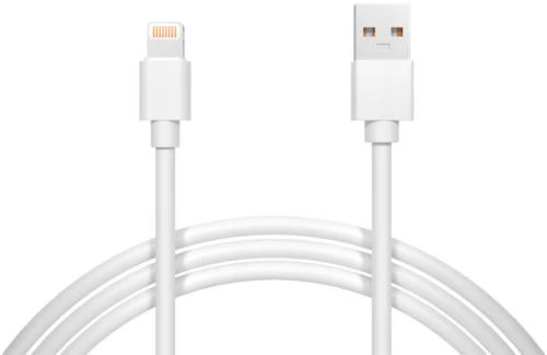 Καλώδιο USB - Lightning port (iPhone) 1m Λευκό