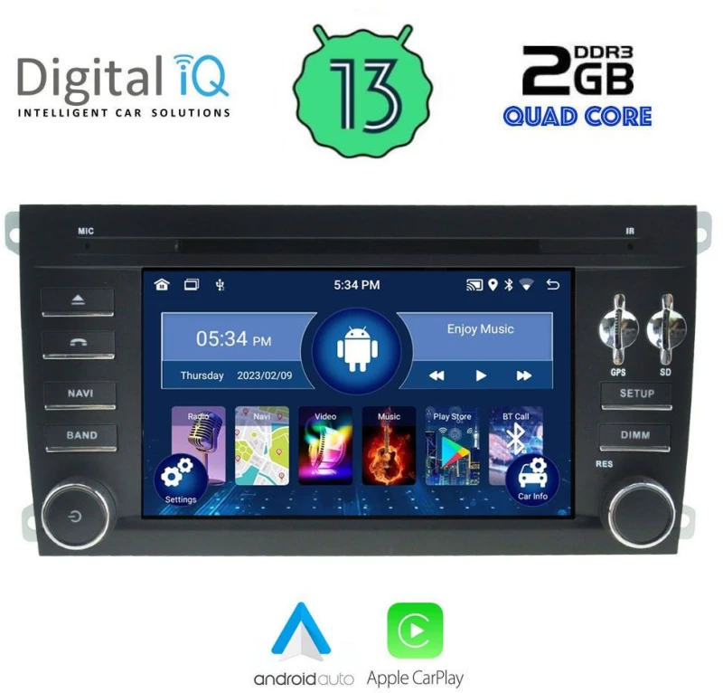 DIGITAL IQ MSD 043_CPA (7" DECK) MULTIMEDIA PORSCHE CAYENNE mod. 2002-2011