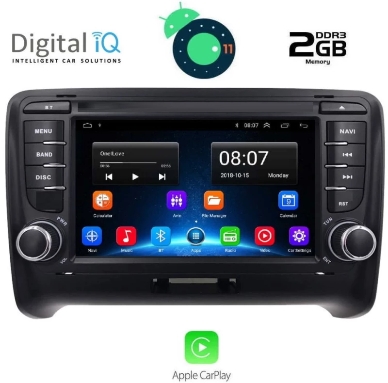 DIGITAL IQ IHB 078_CP (7   DECK) Οθόνη αυτοκινήτου OEM Audi TT 2007-2015