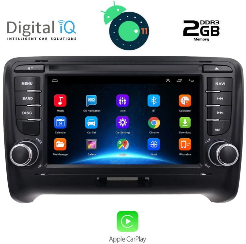 DIGITAL IQ IHB 078_CP (7   DECK) Οθόνη αυτοκινήτου OEM Audi TT 2007-2015
