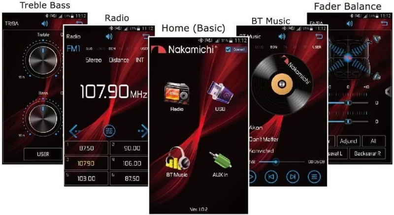 Nakamichi NQ723BD Radio/Usb/Bt/Aux