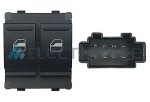 Διακόπτης Παραθύρων VOLKSWAGEN 2ΠΛΟΣ 8pin  OEM Code :1SB959857IGI - ZRVKB76006
