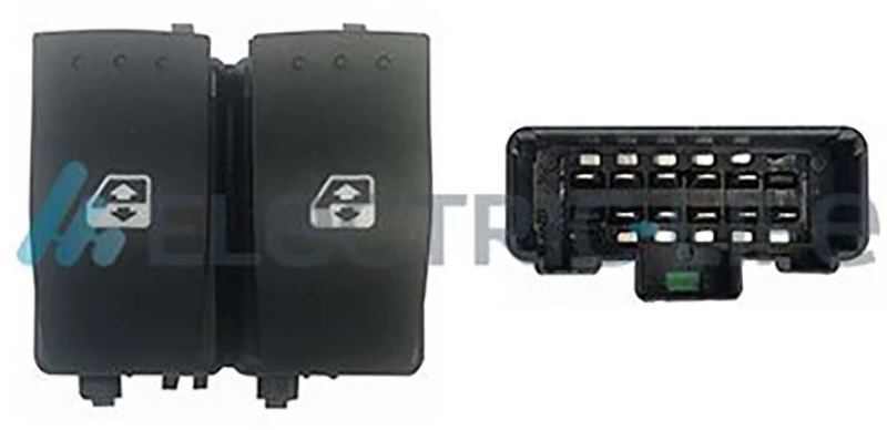 Διακόπτης Παραθύρων  RENAULT CLIO II- III    ΔΙΠΛΟΣ    10pin    OEM Code : 8200060045 - ZRRNB76002