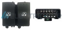 Διακόπτης Παραθύρων  RENAULT CLIO II- III    ΔΙΠΛΟΣ    10pin    OEM Code : 8200060045 - ZRRNB76002