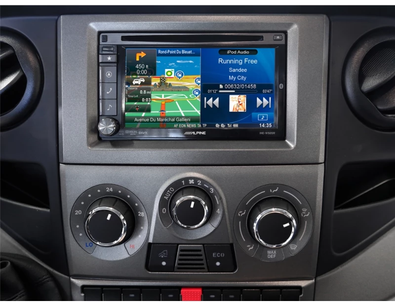 Πρόσοψη Iveco Daily 2007 - 2014 2Din. Χρώμα Σκούρο Γκρι - D-381162-01-2