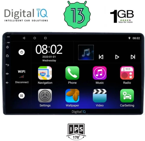 DIGITAL IQ RSA 1081_GPS (9inc) MULTIMEDIA TABLET OEM CITROEN – PEUGEOT mod. 2008-2018