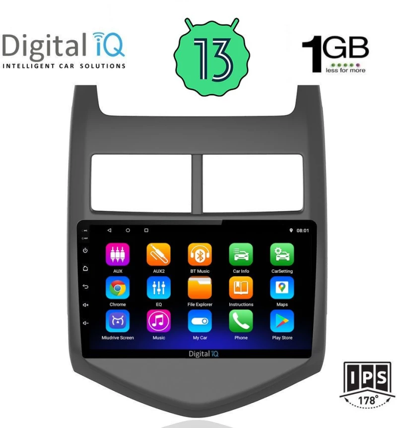 DIGITAL IQ RSA 1074_GPS (9inc) MULTIMEDIA TABLET OEM CHEVROLET AVEO mod. 2011-2014
