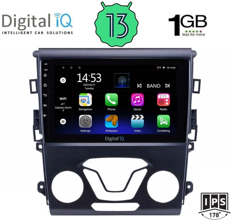 DIGITAL IQ RSA 1164_GPS (9inc) MULTIMEDIA TABLET ΟΕΜ FORD MONDEO mod. 2014>