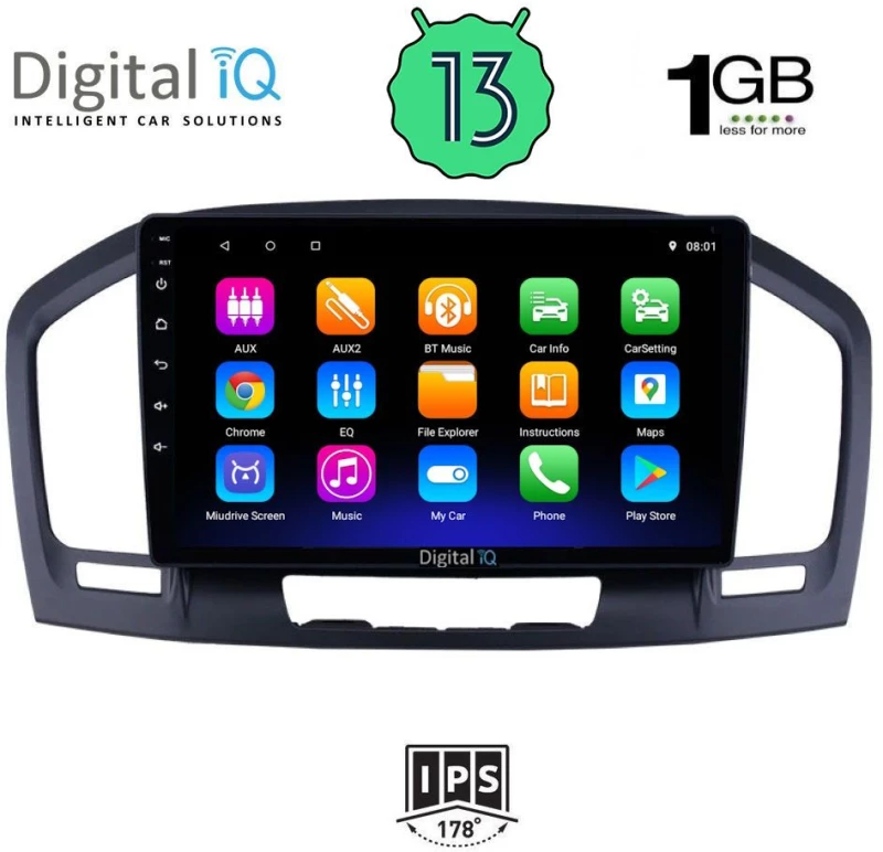DIGITAL IQ RSA 1491_GPS (9inc) MULTIMEDIA TABLET OEM OPEL INSIGNIA mod.2008-2013