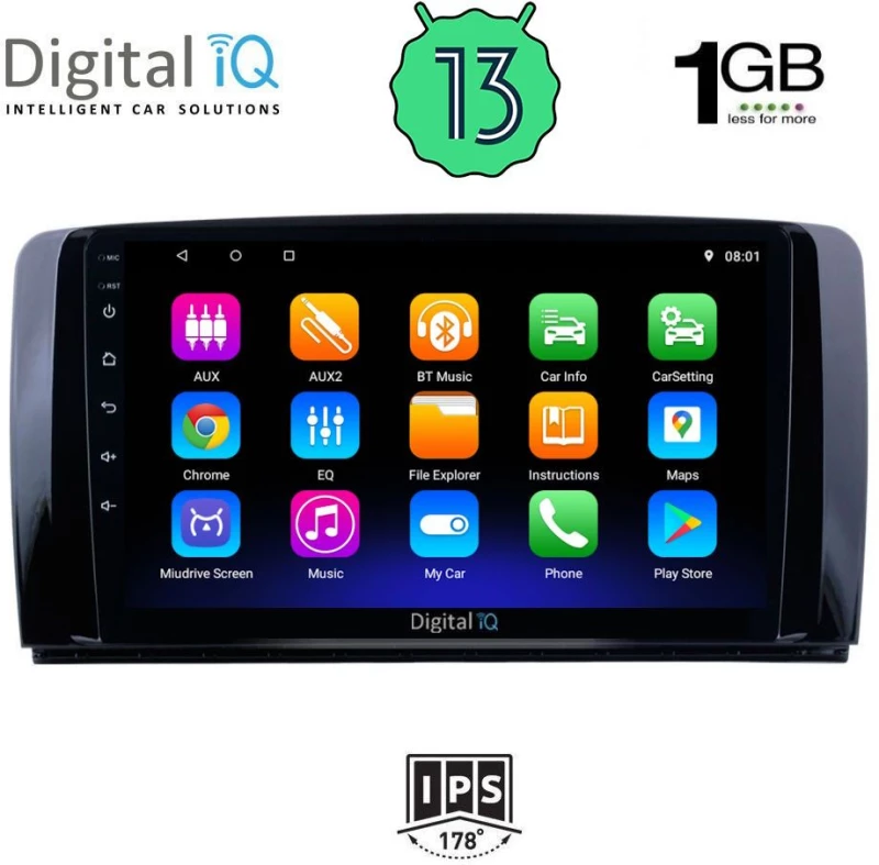 DIGITAL IQ RSA 1422_GPS (9inc) MULTIMEDIA TABLET OEM MERCEDES R (W251) mod. 2006-2015