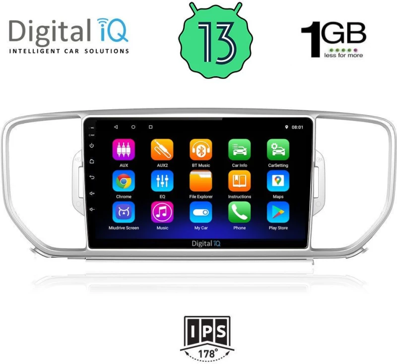 DIGITAL IQ RSA 1326_GPS (9inc) MULTIMEDIA TABLET OEM KIA SPORTAGE mod. 2015-2018