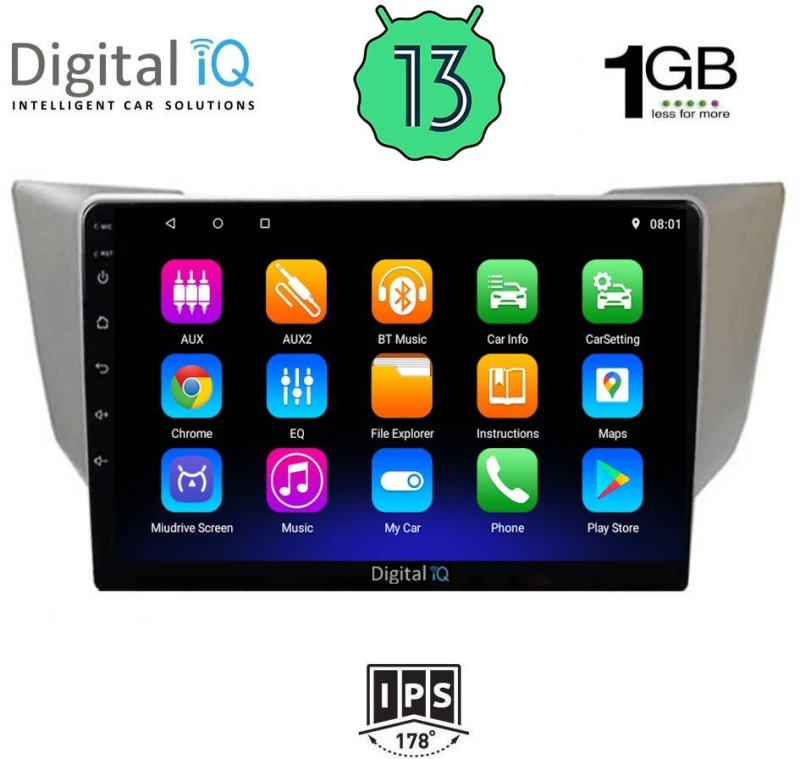 DIGITAL IQ RSA 1345_GPS (9inc) MULTIMEDIA TABLET OEM LEXUS RX 300 – 400 mod. 2003-2008