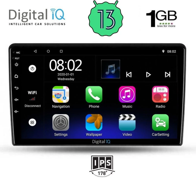 DIGITAL IQ RSA 1026_GPS (9inc) MULTIMEDIA TABLET OEM ALFA ROMEO GIULIETTA mod 2014-2020