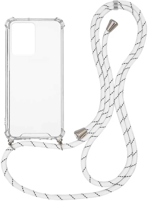 Θήκη Σιλικόνης με Κορδόνι Sonique Armor Clear Samsung Galaxy A53 5G Rainbow Λευκό - Sonique - Rainbow Λευκό - Galaxy A53 5G