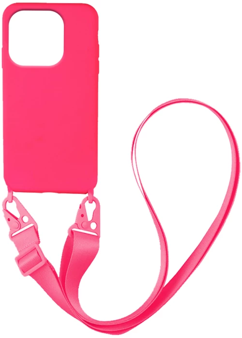 Θήκη CarryHang Liquid Silicone Strap Xiaomi Redmi 12C Φουξ - My Colors - Φουξ - Redmi 12C