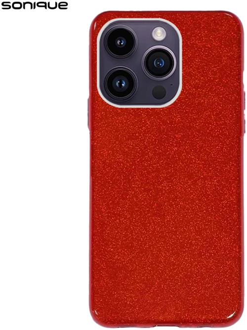 Θήκη Σιλικόνης Sonique Shiny Apple iPhone 14 Pro Κόκκινο - Sonique - Κόκκινο - iPhone 14 Pro
