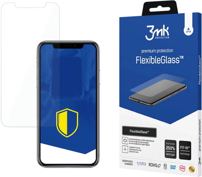 3MK Flexible Tempered Glass 7H Apple iPhone 11 Pro / iPhone XS / iPhone X - 3MK - iPhone 11 Pro, iPhone X, iPhone XS