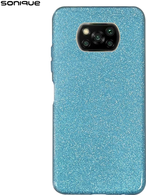 Θήκη Σιλικόνης Sonique Shiny Xiaomi Poco X3 NFC / Poco X3 Pro Γαλάζιο - Sonique - Γαλάζιο - Poco X3 NFC, Poco X3 Pro